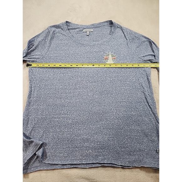 Ocean & Coast‎ Ling Sleeve Tshirt Heather Blue Large With Tree Crest Ladies - Picture 7 of 9